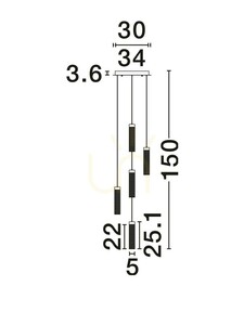 Závesné svietidlo ALBAL Luces Exclusivas LE45732 small 3
