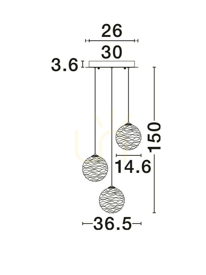 Skontrolujte ALBORA Luces Exclusivas Závesné svietidlo LE45742 ALBORA Luces Exclusivas Závesné svietidlo LE45742