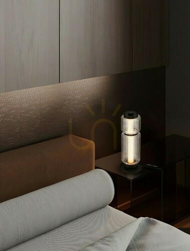 Skontrolujte Stolová LED lampa ALQUERI čierna s ryhovaným tienidlom, 39 cm, Luces Exclusivas LE45809
