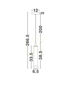 Čierne závesné LED svietidlo ARUCAS Luces Exclusivas LE45880 small 7