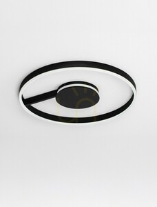 LED stropné svietidlo Luces Exclusivas AZKOIT LE45903, čierne, 60 cm, 48 W small 1