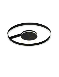 LED stropné svietidlo Luces Exclusivas AZKOIT LE45903, čierne, 60 cm, 48 W small 0