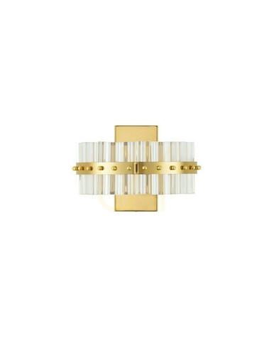 Skontrolujte LED nástenné svietidlo BASCON Luces Exclusivas LE45934, zlaté, 19 W