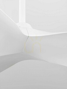 Stropný ventilátor s LED osvetlením BENAMA Luces Exclusivas LE45940, biely, 127 cm small 2