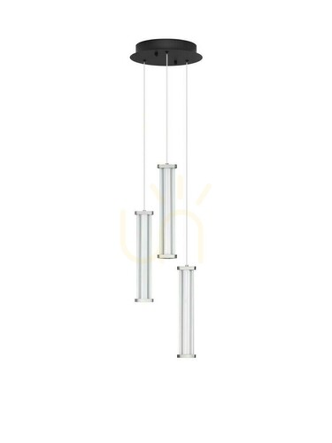 Skontrolujte Kaskádové závesné svietidlo Luces Exclusivas CONIL LE45994 LED 13W 2700K čierne, 3 tienidlá