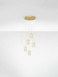 Závesné svietidlo MURO Luces Exclusivas LE46122 zlaté LED 35 W small 3