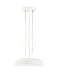 Závesné LED svietidlo Luces Exclusivas VENCID LE46215, biele, Ø 45 cm, 25 W, 1765 lm, 3000 K, stmievateľné TRIAC small 0