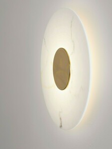 LED nástenné svietidlo VILLAN Luces Exclusivas LE46230, 60 cm, biele so zlatými detailmi small 6