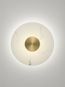 LED nástenné svietidlo VILLAN Luces Exclusivas LE46230, 60 cm, biele so zlatými detailmi small 2