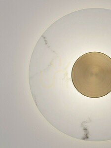 LED nástenné svietidlo VILLAN Luces Exclusivas LE46230, 60 cm, biele so zlatými detailmi small 4