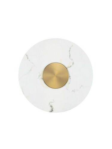Skontrolujte LED nástenné svietidlo VILLAN Luces Exclusivas LE46230, 60 cm, biele so zlatými detailmi
