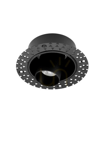 Skontrolujte Bezrámové zapustené LED svietidlo Luces Exclusivas CARBAL LE62207 čierne 10 W 2700 K