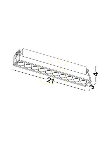 Skontrolujte Stropná sieťka CARCAIX Luces Exclusivas LE62226
