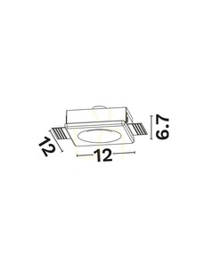 Vstavané LED svietidlo CERVER LE62286 Luces Exclusivas biele 12 cm 3 W 3000 K small 2