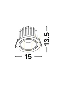 Zápustné bodové svietidlo CHINCH Luces Exclusivas LE62309 small 4