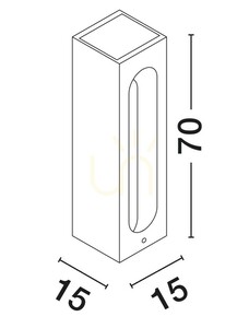 SABERO Osvetlenie Post by Luces Exclusivas LE62565 5 SABERO Osvetlenie Post by Luces Exclusivas LE62565 small 5
