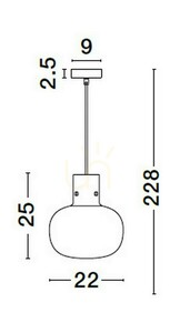 PADRE Luces Exclusivas Závesné svietidlo LE42633 small 5