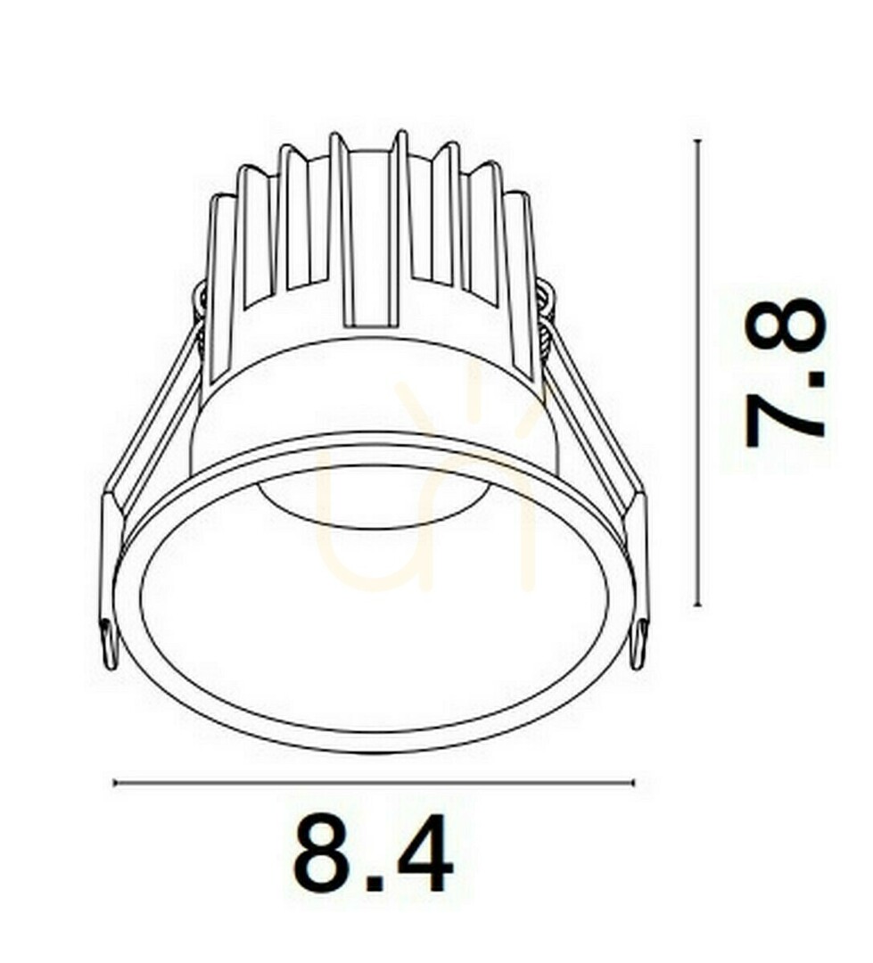 Náhľad ARAMIEL Luces Exclusivas podhľadové stropné svietidlo LE65104 ARAMIEL Luces Exclusivas podhľadové stropné svietidlo LE65104