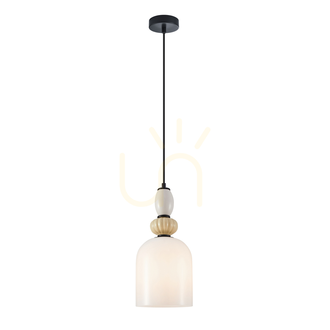 Skontrolujte Závesná lampa Italux Bonata čierna biela E27 PND-36573-1B-BK-WH Závesná lampa Italux Bonata čierna biela E27 PND-36573-1B-BK-WH
