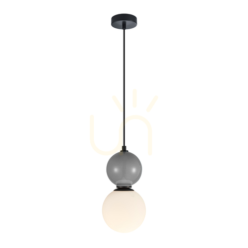 Skontrolujte Závesné svietidlo Italux Mastal čierne E27 sklo PND-36603-1S-BK-GR