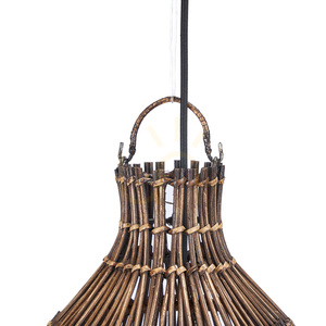 Bambusové tienidlo Bazar Bizar Woven Bell S, tmavý orech, 30 × 50 cm small 10
