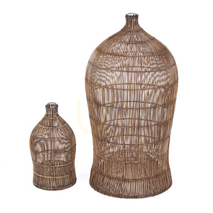 Bambusové tienidlo Bazar Bizar Woven Bell S, tmavý orech, 30 × 50 cm small 11