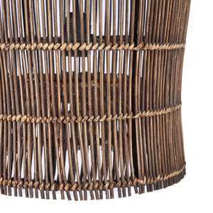 Bambusové tienidlo Bazar Bizar Woven Bell S, tmavý orech, 30 × 50 cm small 4