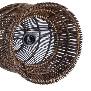 Bambusové tienidlo Bazar Bizar Woven Bell S, tmavý orech, 30 × 50 cm small 6