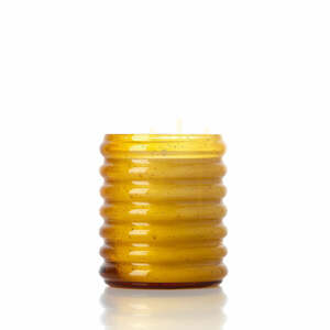 Sklenená dóza na sviečku Bazar Bizar The Golden Hive Honey Wide jantárová 8x8x9,5 cm small 0