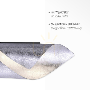 Nástenné svietidlo NEVIS 9030-21 Silver 2xLED small 3