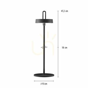 Prenosná vonkajšia stolová LED lampa AMAG 19310-18 čierna small 20