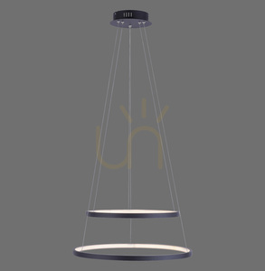 Závesné svietidlo CIRCLE 11525-13 antracit 2xLED small 0
