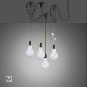Závesné svietidlo ENNI 19094-18 Black 4xLED small 11