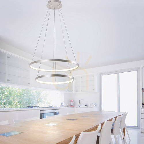 Skontrolujte Závesné svietidlo CIRCLE 11525-21 strieborné 2xLED
