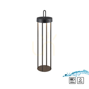 ANSELM stolová lampa 19301-18 čierna 1xLED small 1