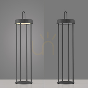 ANSELM stolová lampa 19301-18 čierna 1xLED small 13