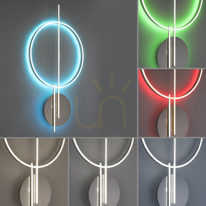 Plafond Q-ARKOA 6154-55 Silver 2xLED small 4