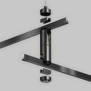 Dvojité lankové zavesenie Maytoni FLARITY čierne 24V pre magnetickú lištu TRA157SW-D1-B small 3