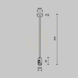 FLARITY TRA158C-BL1-B Maytoni – systém tuhého zavesenia pre zbernice small 4