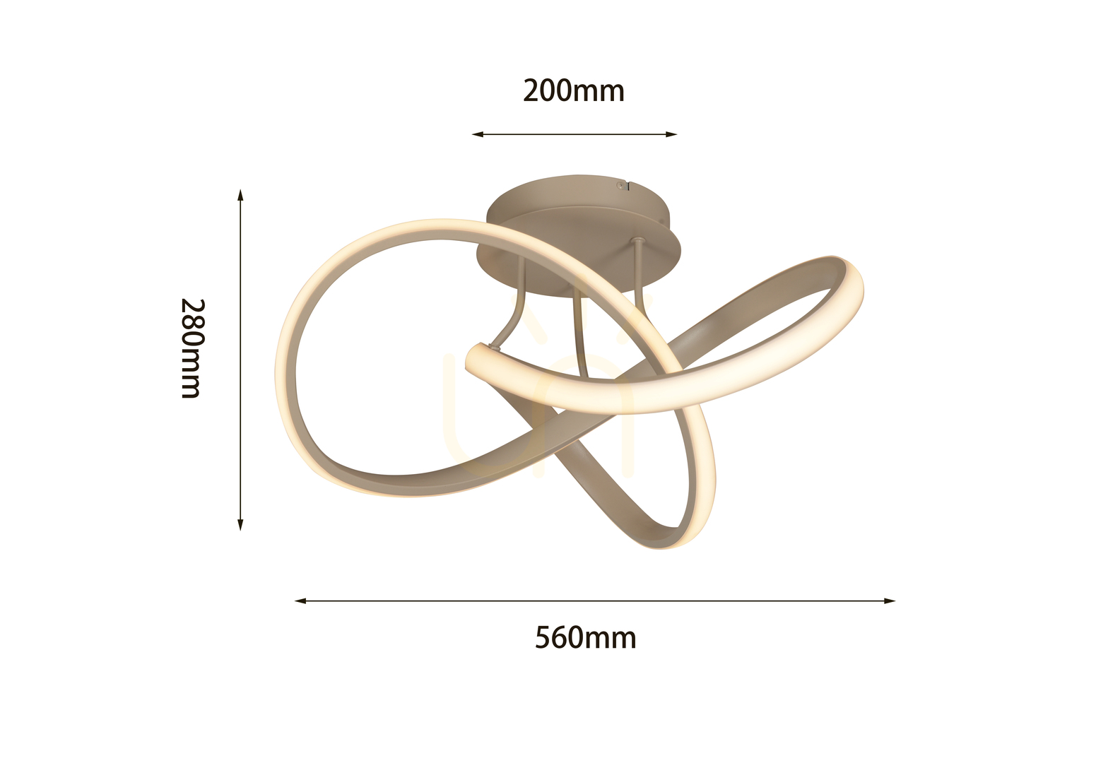 Šou Stropné svietidlo BANDOL small cashmere sand 9064-113S Aviano Stropné svietidlo BANDOL small cashmere sand 9064-113S Aviano