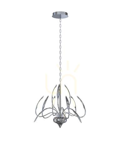 Skontrolujte Závesné svietidlo Tokyo 5326-1201 Aviano chróm, LED 57 W 3000K, Ø73 cm