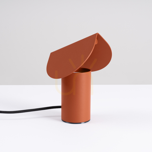 Skontrolujte BISCUIT okrovo červená LED stolová lampa 3000K