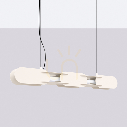 Skontrolujte CHAIN 91 béžová LED závesná lampa 3000K