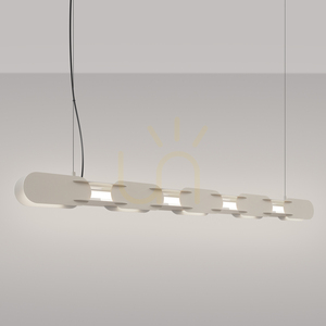 CHAIN 158 béžová LED 4000K závesná lampa small 2