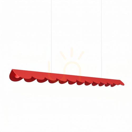 Skontrolujte BISCUIT 130 červená LED 4000K závesná lampa