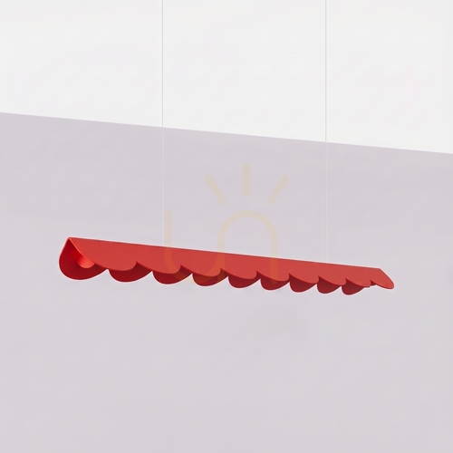 Skontrolujte BISCUIT 100 červená LED 3000K závesná lampa