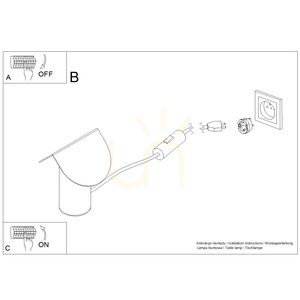 Stolná LED lampa BISCUIT sage 3000K small 7