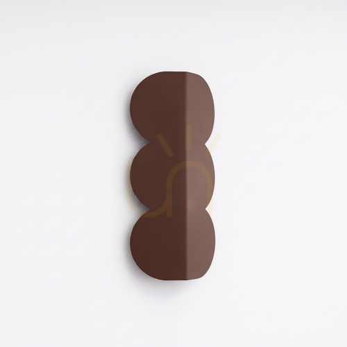 Skontrolujte Nástenné svietidlo BISCUIT hnedé