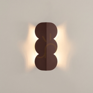 Nástenné svietidlo BISCUIT hnedé small 6