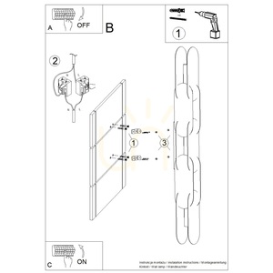 CHAIN 91 nástenné svietidlo biele LED 3000K small 6